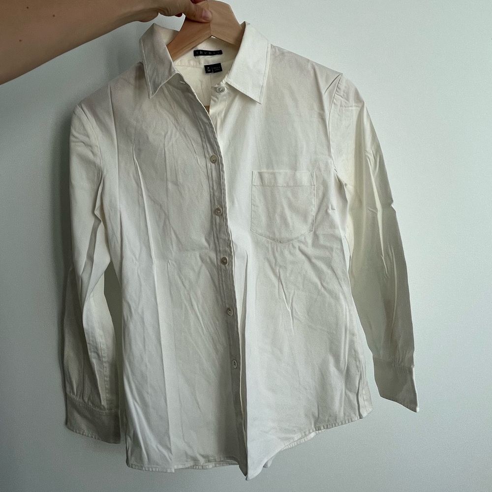 Theory White dress shirt 🤍